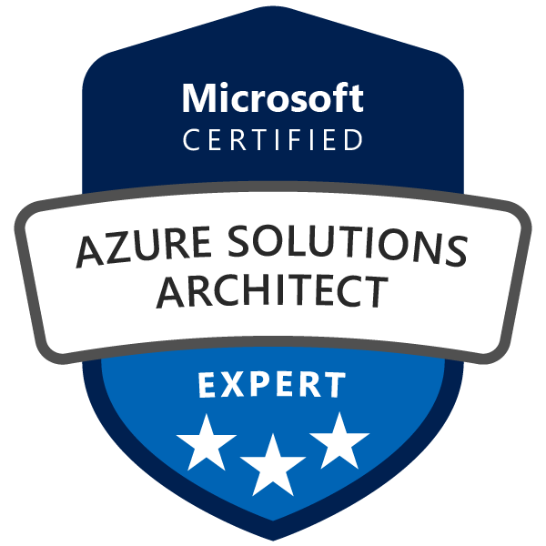 badge microsoft certified azure solutions architect expert