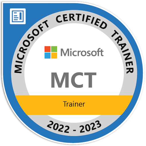 badge microsoft certified trainer 2022 2023